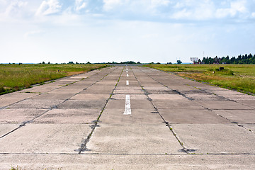 Image showing runway at the old airdrome