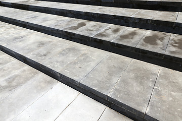 Image showing Stairs made of concrete, close-up