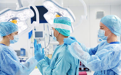 Image showing surgeons in operating room at hospital