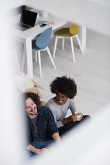 Image showing Relaxing in new house