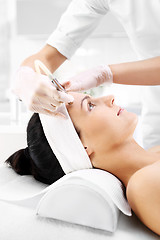 Image showing Smoothing the skin, microdermabrasion diamond