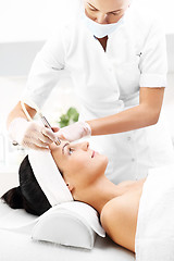 Image showing Diamond microdermabrasion, peeling cosmetic Oxy dermabrasion