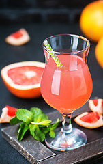 Image showing grapefruit juice