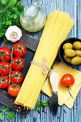 Image showing pasta and tomato