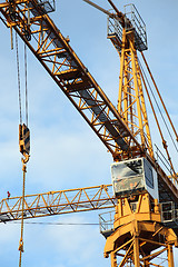 Image showing Construction cranes