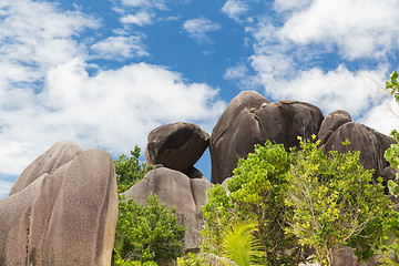 Image showing rocks on seychelles island