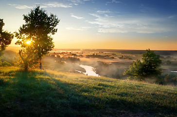 Image showing River in steppe