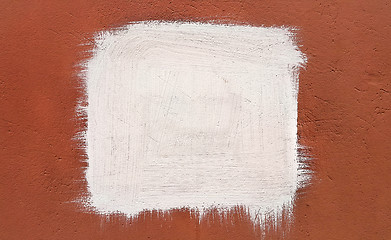 Image showing Painted concrete wall