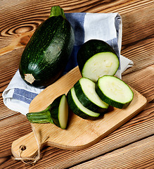 Image showing Fresh Ripe Zucchini