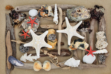 Image showing Abstract Beach Art