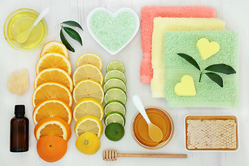 Image showing Citrus Spa Beauty Treatment
