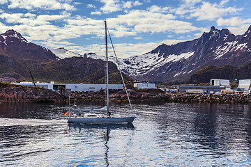 Image showing Arriving by sea