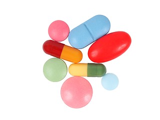 Image showing Pills on white