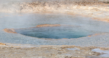 Image showing The famous Strokkur Geyser - Iceland