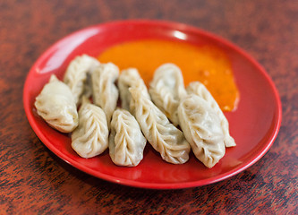 Image showing Tibetan Momo dumplings