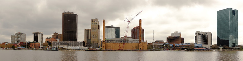 Image showing Toledo Ohio Downtown City Skyline Maumee River