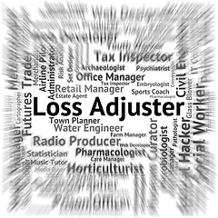 Image showing Loss Adjuster Represents Lose Recruitment And Adjustors