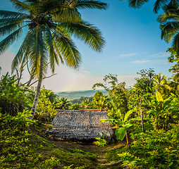 Image showing Small house in forest