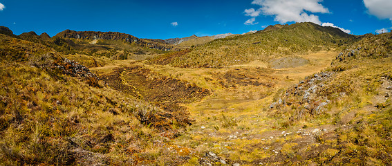 Image showing Lonely mountainous region