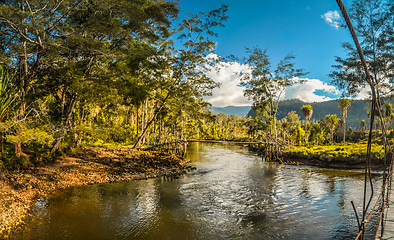 Image showing River and bridge