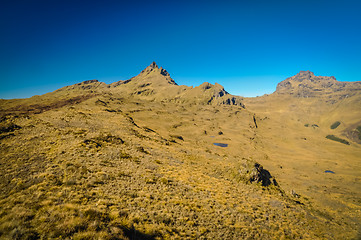 Image showing Lonely mountains in Papua