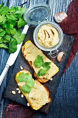 Image showing bread with pate