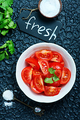 Image showing tomato salad