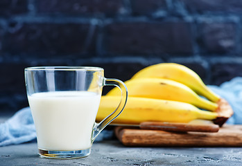 Image showing banana milk