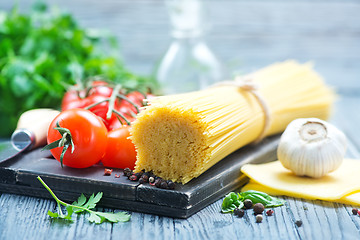 Image showing pasta and tomato