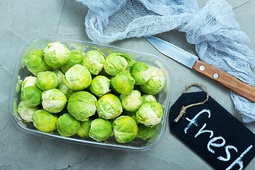 Image showing brussel sprouts