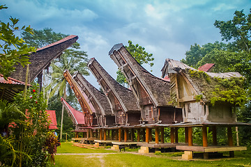 Image showing Traditional ancestral houses