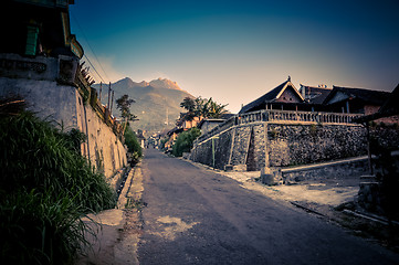 Image showing Stratovolcano Mount Merbabu