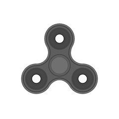 Image showing Fidget spinner icon isolated on white background. Realistic vector style.