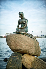 Image showing Little Mermaid, Copenhagen, Denmark