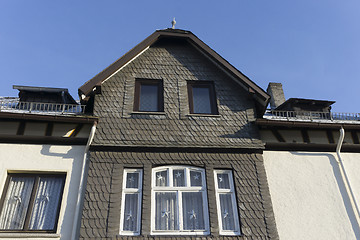 Image showing House facade with slate