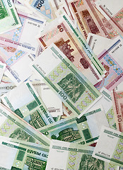 Image showing Belarusian money, close-up