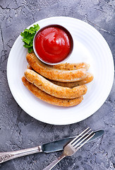 Image showing sausages