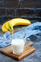 Image showing banana milk