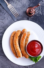 Image showing sausages