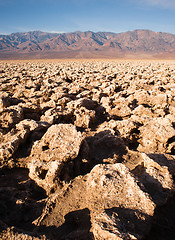 Image showing Devils Golf Course Death Valley National Park California