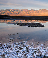 Image showing Badwater Basin Death Valley National Park California