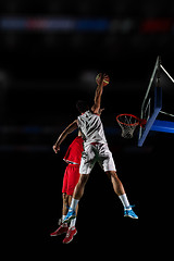 Image showing basketball player in action