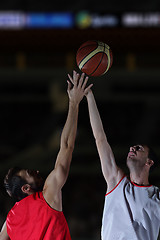 Image showing basketball player in action