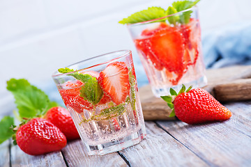 Image showing strawberry drink