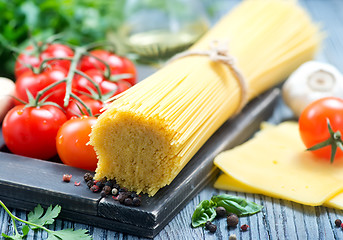 Image showing pasta and tomato