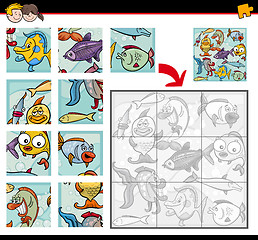 Image showing sea life jigsaw puzzles