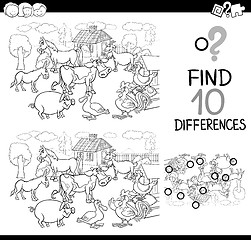 Image showing details game for coloring