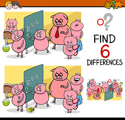 Image showing differences game for children