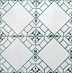 Image showing Old tiles detail 