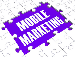 Image showing Mobile Marketing Shows Online Commerce